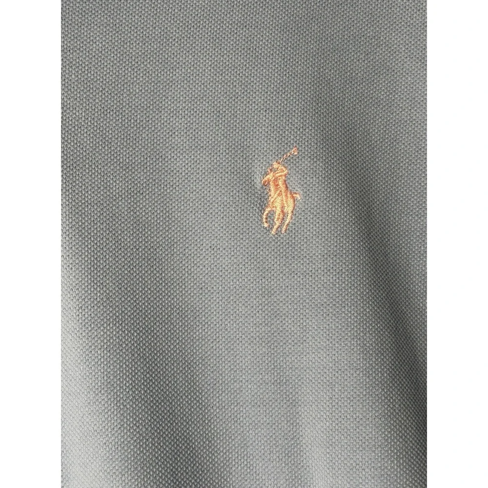 Ralph Lauren Polo Shirt Men's XL Light Blue Yellow Pony‎ Golf Golfer Rugby